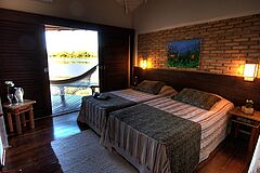 Schlafzimmer Refúgio Ecológico Caiman