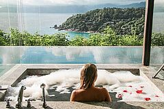Badewanne Four Seasons Resort Seychelles
