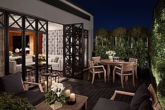 Terrasse Mailand Four Seasons Milano Italien