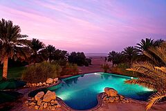 Pool by Night Dubai Al Maha, a Luxury Collection Desert Resort & Spa