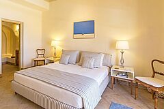 Schlafzimmer Villa N° 11 auf Mykonos