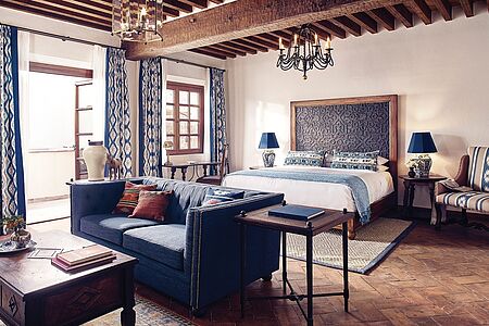 Deluxe Studio Suite 60 qm Genießen Sie die Atmosphäre auf Ihrer privaten Terrasse und kühlen Sie sich anschließend in Ihrem privaten Plunge-Pool ab. Diese Suiten liegen in Casa Palma und Casa Limón.