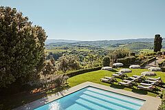 Garden Pool Terrasse COMO Castello Del Nero