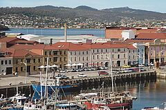 Bezaubernder Hafen von Hobart