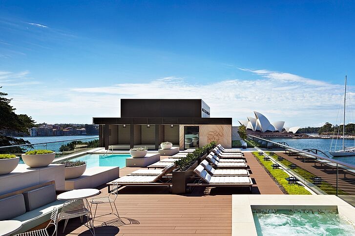 Rooftop Pool Park Hyatt Sydney