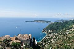 Panoramablick Eze Village Château Eza