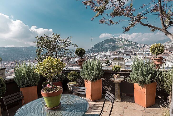 Dachterrasse Villa Colonna