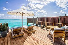 Sunset Water Villa mit Pool Conrad Maldives