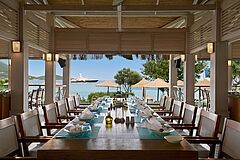 Türkei Bodrum Kempinski Barbaros Bay Dinnertisch