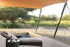 Abu Dhabi Anantara Sir Bani Yas Island Al Sahel Villa Resort Sonnensegel