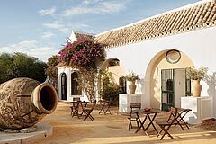 Sevilla Hacienda de San Rafael Gartenterrasse