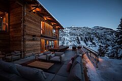 Terrasse Winter Arula Chalet N° 1