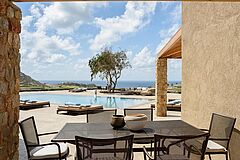 Dining Area Outdoor Villa N° 1 Santorin