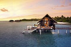 Water Villa Pool Sunset One & Only Reethi Rah