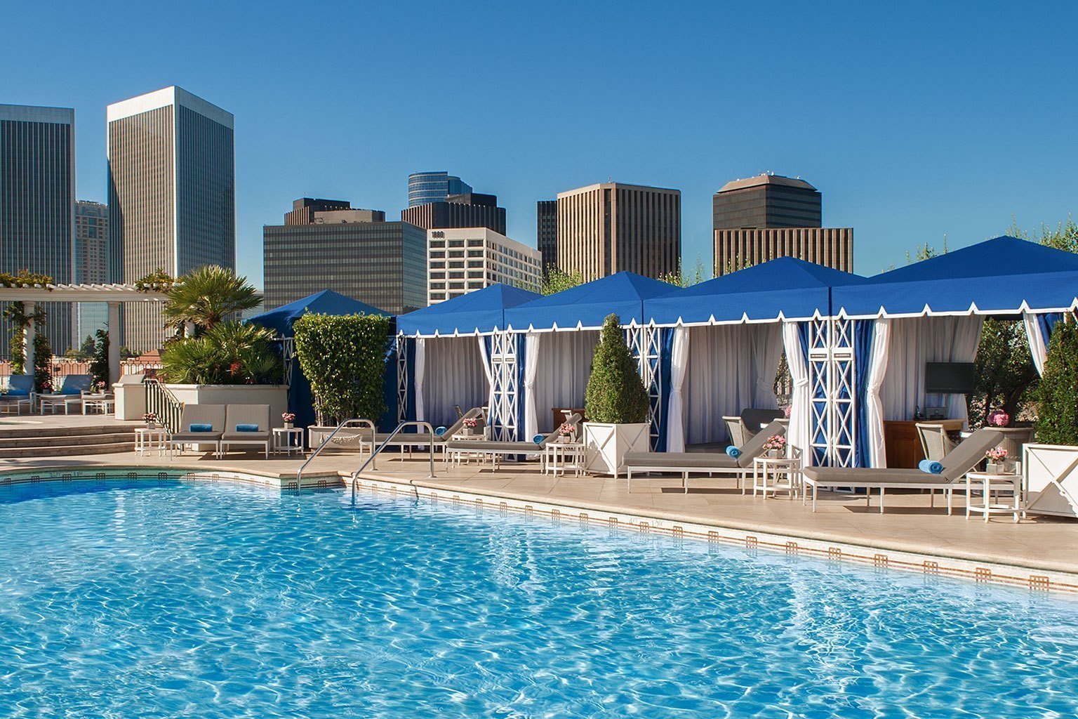 Rooftop Pool The Peninsula Beverly Hills