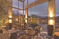 Die gläserne Lobby