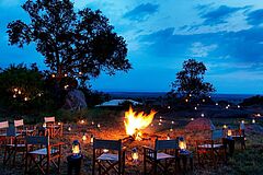 Serengeti Bushtops Lagerfeuer Lagerfeuer Serengeti Bushtops