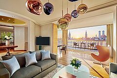 Mandarin Oriental Muenchen - Presidential Suite Living Room Presidential Suite Living Room - Mandarin Oriental Muenchen
