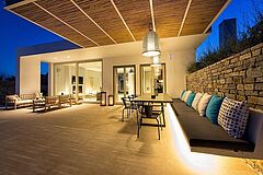 Paros Villa N° 2 A Veranda Nacht Veranda Nacht Paros Villa N° 2 A