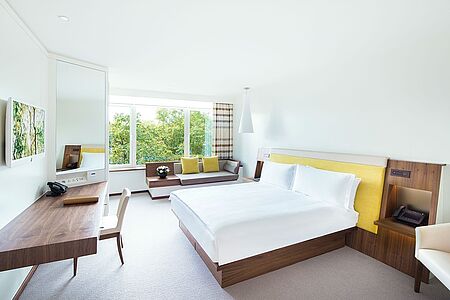 Metropolitan Park Room (ca. 33 qm) Die Metropolitan Park Rooms sind etwas größer und verwöhnen Sie mit einem atemberaubenden Blick über den Hyde Park. Zusätzlich verfügen diese Zimmer über eine gemütliche Sitzecke.