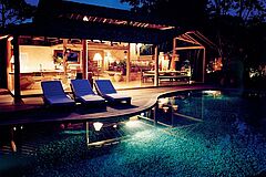 Uxua Casa Hotel Pool at night Pool at night Uxua Casa Hotel