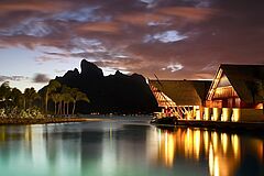 Four Seasons Resort Bora Bora Abendstimmung Abendstimmung Four Seasons Resort Bora Bora