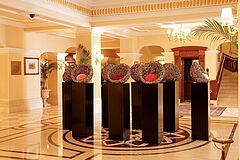 edele Lobby des Hotels