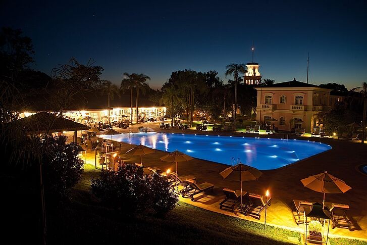 Belmond Hotel Das Cataratas Pool Area at night Pool Area at Night Belmond Hotel Das Cataratas