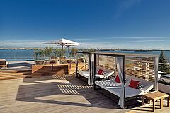 Italien Venedig JW Marriott Venice Resort & Spa Sonnenbetten Sonnenbetten Italien Venedig JW Marriott Venice Resort & Spa