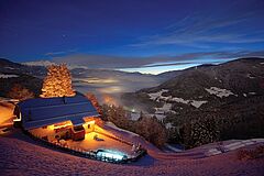 Italien Südtirol White Deer San Lorenzo Mountain Lodge Winterlandschaft Winterlandschaft Italien Südtirol White Deer San Lorenzo Mountain Lodge