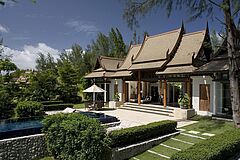 Thailand Phuket Banyan Tree DoublePool Villas Seitansicht Seitansicht Thailand Phuket Banyan Tree DoublePool Villas
