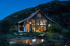 Dunton Hot Springs Bath house Dusk Bath house Dusk Dunton Hot Springs