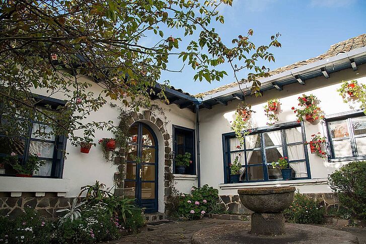 Hacienda Zuleta Innenhof Innenhof Hacienda Zuleta