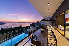 Villa N° 1 Dubrovnik Terrasse Abendstimmung Terrasse Abendstimmung Villa N° 1 Dubrovnik