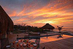 Azura Benguerra Island Sonnenuntergang Sonnenuntergang Azura Benguerra Island