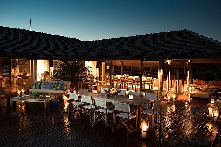 Pousada Tutabel Terrasse bei Nacht Terrasse bei Nacht Pousada Tutabel