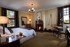 Schlafzimmer Otahuna Lodge