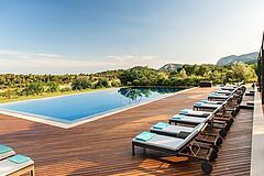 Spanien Mallorca Castell Son Claret Pool Pool Spanien Mallorca Castell Son Claret