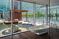 The Fairmont Pacific Rim bathtub Bathtub The Fairmont Pacific Rim