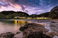 Helena Bay Lodge Abendstimmung Abendstimmung Helena Bay Lodge