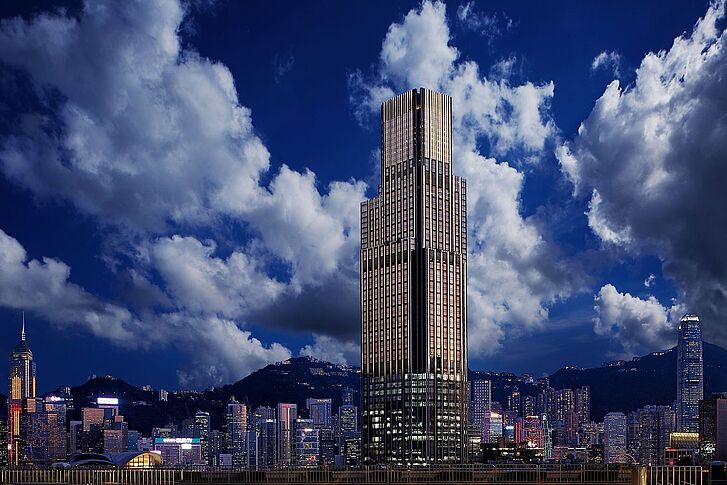 Rosewood Hong Kong Exterior Night Exterior Night Rosewood Hong Kong