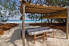 Mnemba Island Lodge Weißer Sandstrand Weißer Sandstrand Mnemba Island Lodge