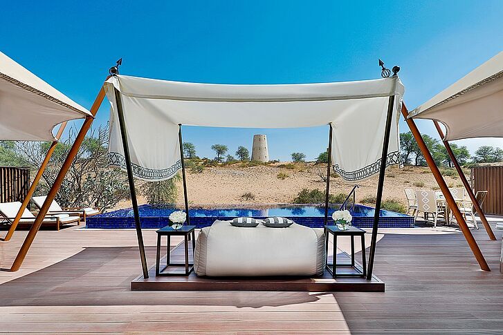 The Ritz Carlton Al Wadi Desert Tented Pool Tented Villa Pool The Ritz Carlton Al Wadi Desert