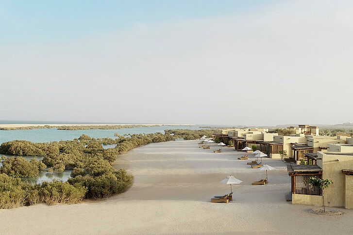 Abu Dhabi Anantara Sir Bani Yas Island Al Yamm Villa Resort Anlage Anlage Abu Dhabi Anantara Sir Bani Yas Island Al Yamm Villa Resort