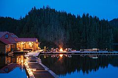 Nimmo Bay Resort Kanada Lagerfeuer Lagerfeuer Nimmo Bay Resort
