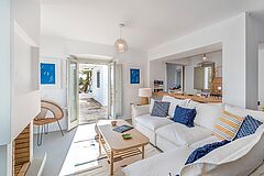 Wohnzimmer Villa Panormos 