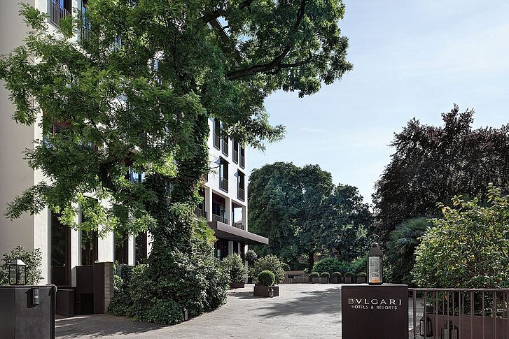 Italien Mailand Bulgari Hotel Milano Eingangsbereich Italien Mailand Bulgari Hotel Milano Eingangsbereich