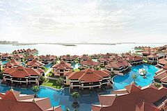 Dubai Anantara The Palm Resort & Spa Vogelperspektive Vogelperspektive Dubai Anantara The Palm Resort & Spa