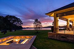 Helena Bay Lodge Feuerstelle Abend Feuerstelle Abend Helena Bay Lodge