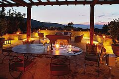Terrasse Toskana Rosewood Castiglion del Bosco Italien Toskana Rosewood Castiglion del Bosco Italien Terrasse